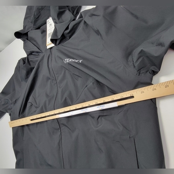 adidas MT RR Jacket PLU Black Women's Size 2X HN5490 Hiking Senderismo New - Picture 11 of 13